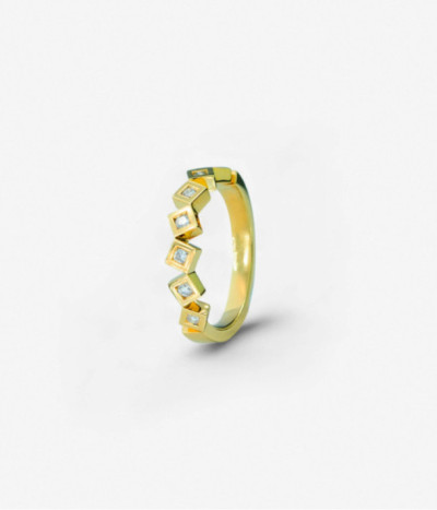 Anillo Baile de Cubos