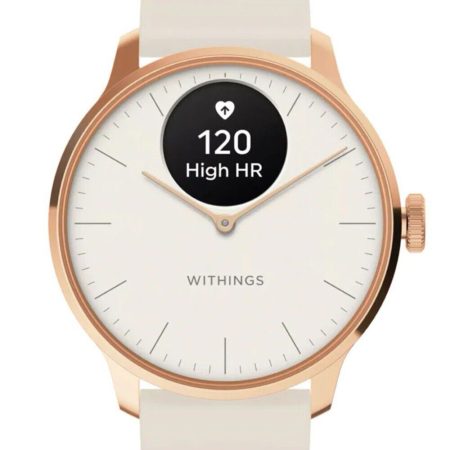 Withings ScanWatch Light - 37 mm Arena & Oro Rosa