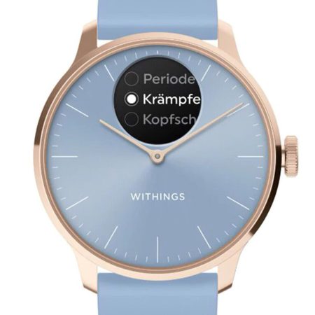 Withings ScanWatch Light - 37 mm Azul & Oro Rosa