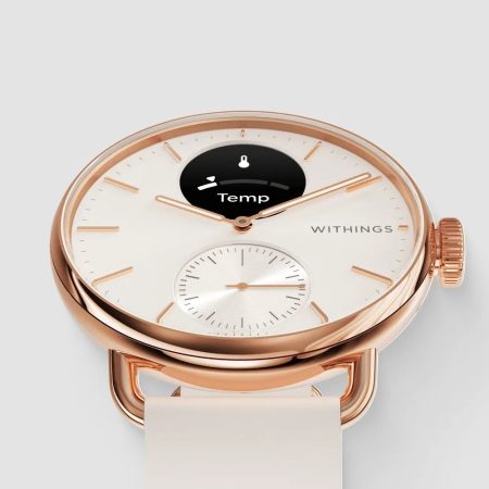 Withings ScanWatch 2 - 38 mm Arena y Oro Rosa