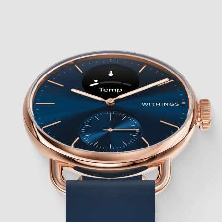 Withings ScanWatch 2 - 38 mm Azul y Oro Rosa